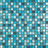Mosaique pierre naturelle, carrelage mosaique, bleu, verre, salle de bain, Aqua, Tilestone